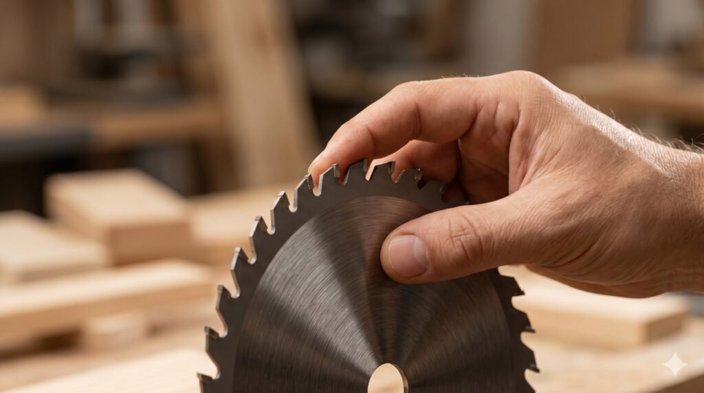 Quality inspection of TCT saw blade teeth