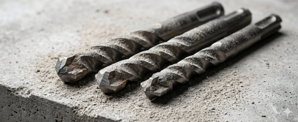 SDS hammer drill bits for concrete and masonry