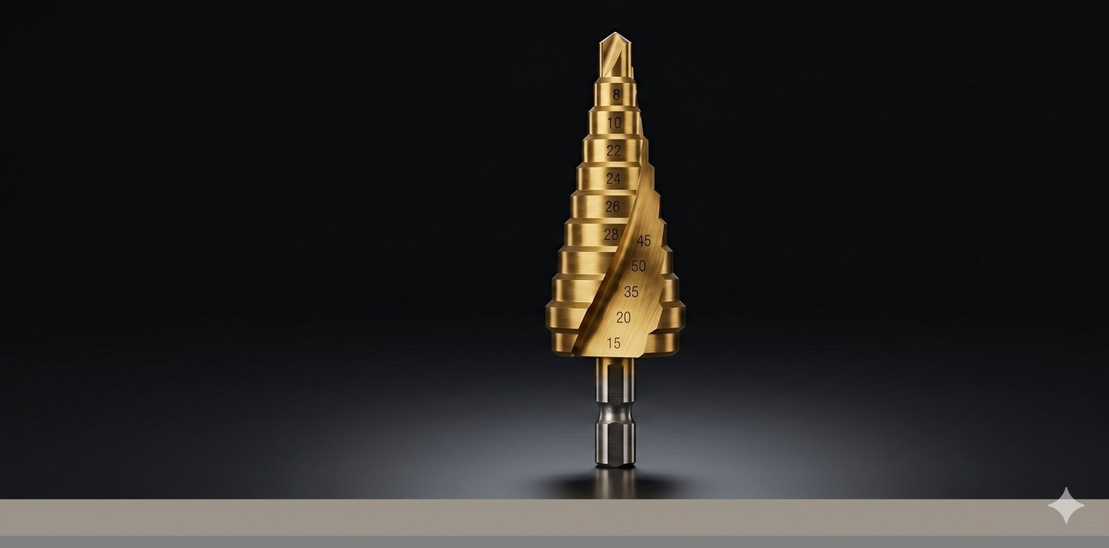 Step drill bits for sheet metal and electrical panels