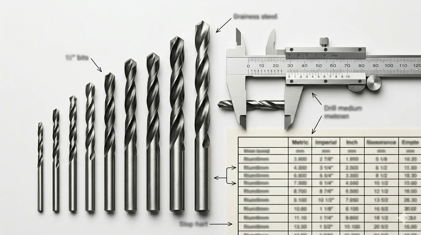 How to Read a Drill Bit Size Chart | Beginner Guide