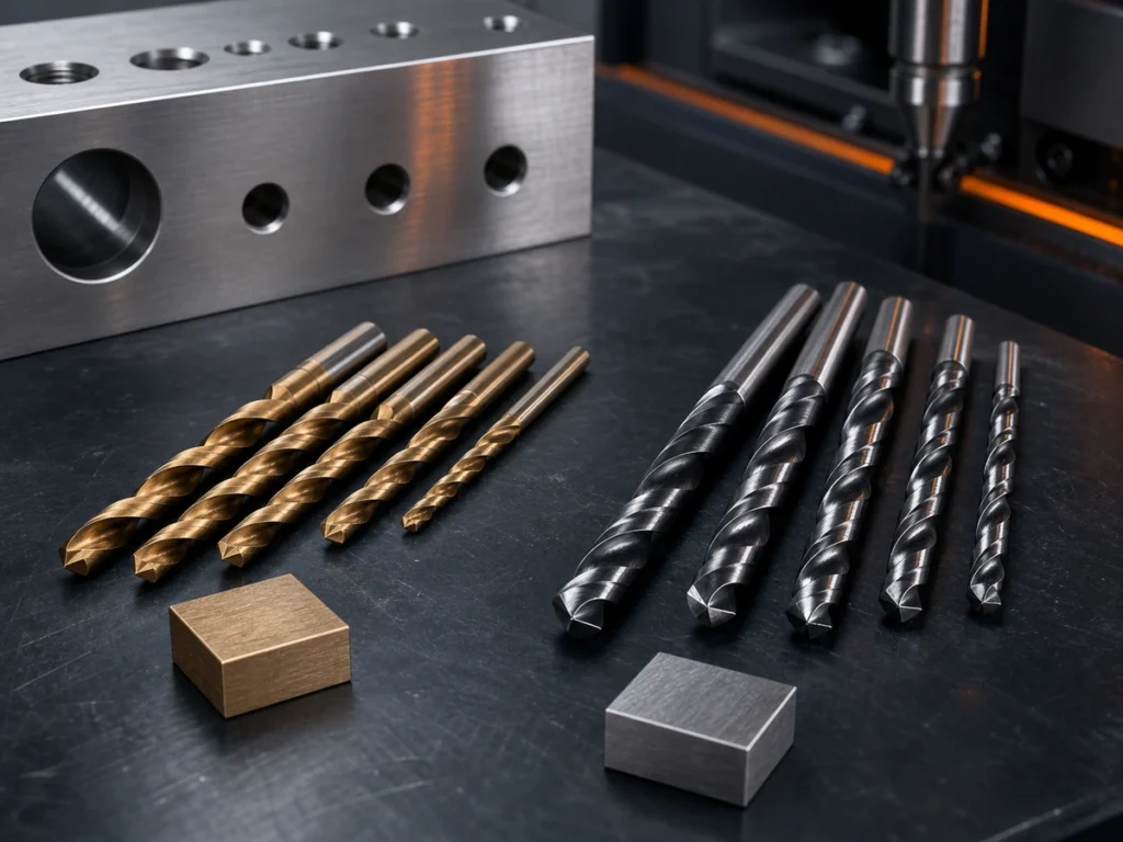 Cobalt drill bits M35 vs M42 for stainless steel drilling
