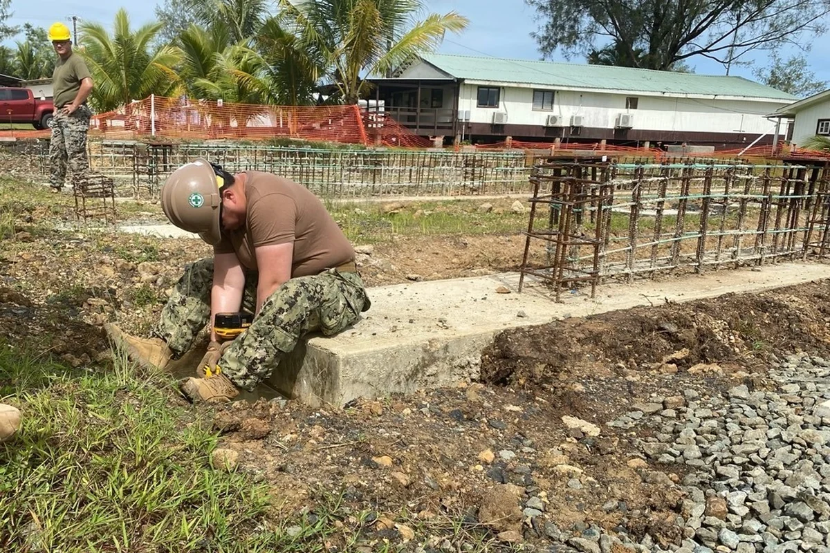 Concrete masonry drilling application with SDS hammer drill bit for construction anchor and rebar dowel holes