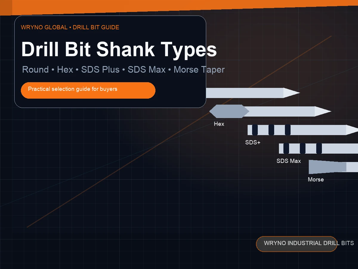 Drill Bit Shank Types - industrial drill bit selection guide cover image