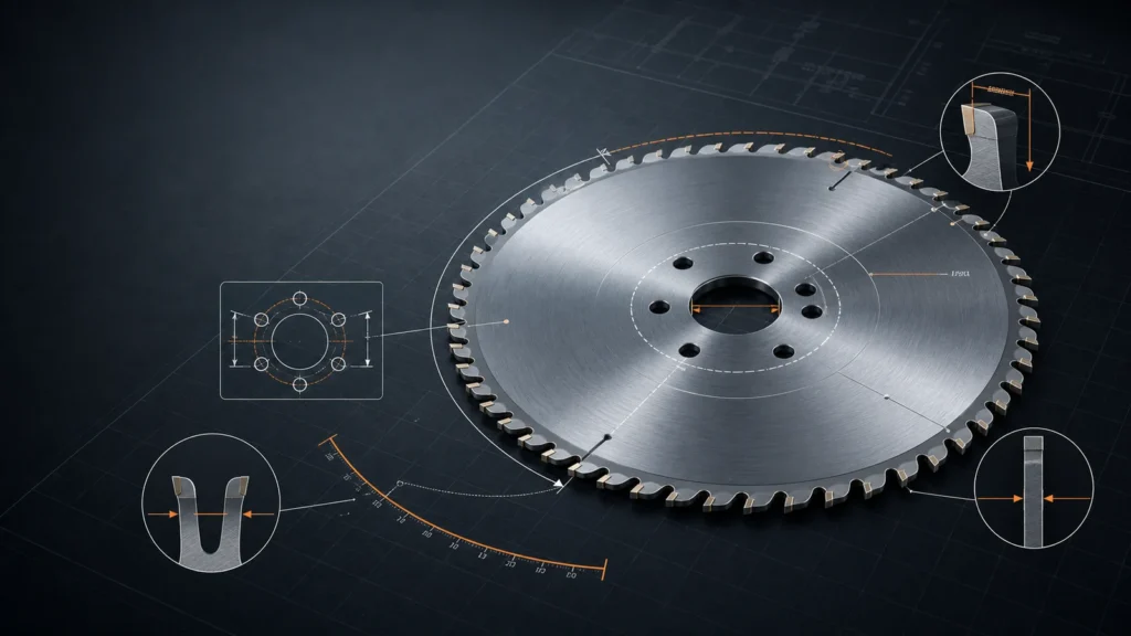 Saw Blade Size Guide: Diameter, Bore, Kerf, Plate Thickness and Tooth Count