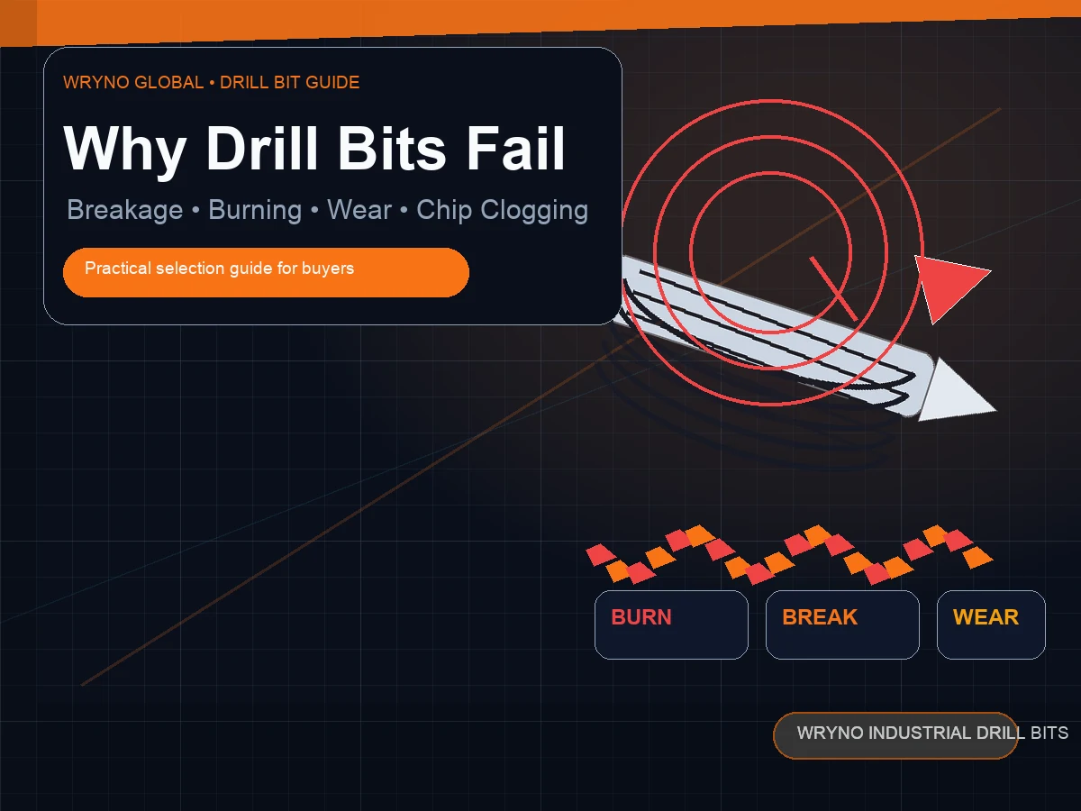 Why Drill Bits Fail - industrial drill bit selection guide cover image